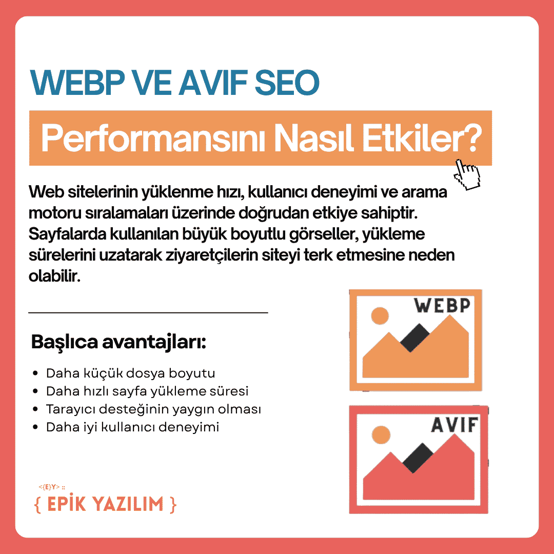WebP ve AVIF SEO Performansını Nasıl Etkiler?